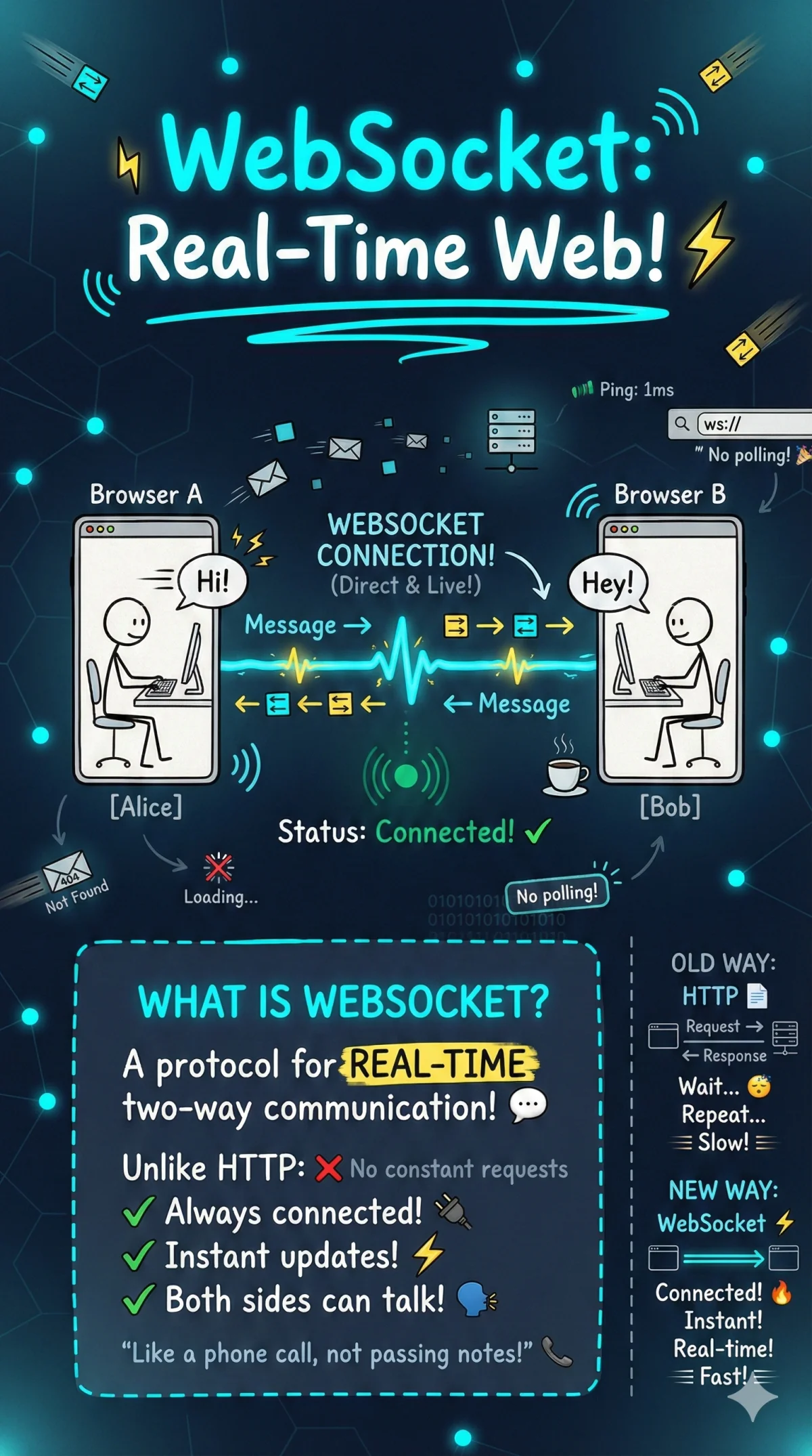 WebSocket: The Real-Time Web — A Complete Visual Guide - Image 1
